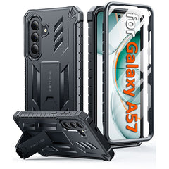 Samsung Galaxy A57 Phone Case: Military Grade Shockproof with Built-in Screen Protector and Kickstand