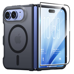 iPhone Ultra 2026 Phone Case: Magnetic Charging Shockproof Magsafe Support - Frosted Oil Spray Touch