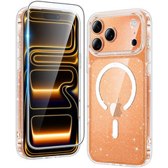 iPhone 17 Pro Clear Case: Magnetic Charging Shockproof Magsafe Support