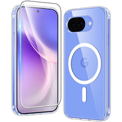 Google Pixel 10A Clear Phone Case: Magnetic Charging Shockproof Magsafe Support