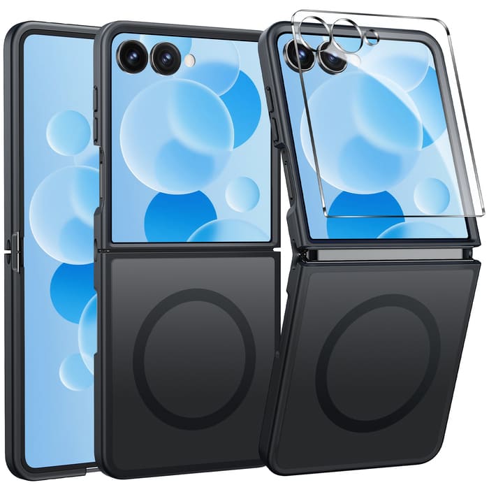 Samsung Z Flip 7 Phone Case: Magnetic Charging Shockproof Magsafe Support Samsung Z Flip 7 Phone Case: Magnetic Charging Shockproof Magsafe Support