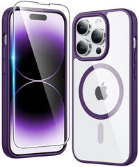 FNTCASE for iPhone 14 Pro Case: Clear Anti Yellowing Magnetic Military Grade Drop Protection Cell Phone Cover FNTCASE for iPhone 14 Pro Case: Clear Anti Yellowing Magnetic Military Grade Drop Protection Cell Phone Cover