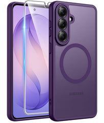 Samsung Galaxy S26 Case: Strong Magnetic Translucent Matte Slim Shockproof Protective Drop Full Protection Phone Cover