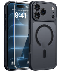 iPhone 18 Pro Case: Strong Magnetic Translucent Matte Slim Shockproof Protective Drop Full Protection Phone Cover