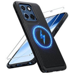 Motorola Moto G Stylus 2026/2025 Case: Magnetic Military Grade Drop Protection Anti-Slip Anti-Fingerprint Dual Layer Shockproof Phone Cover