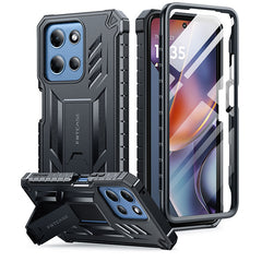 FNTCASE For Motorola Moto G 5G 2026 Phone Case: Military Grade Shockproof with Built-in Screen Protector and Kickstand