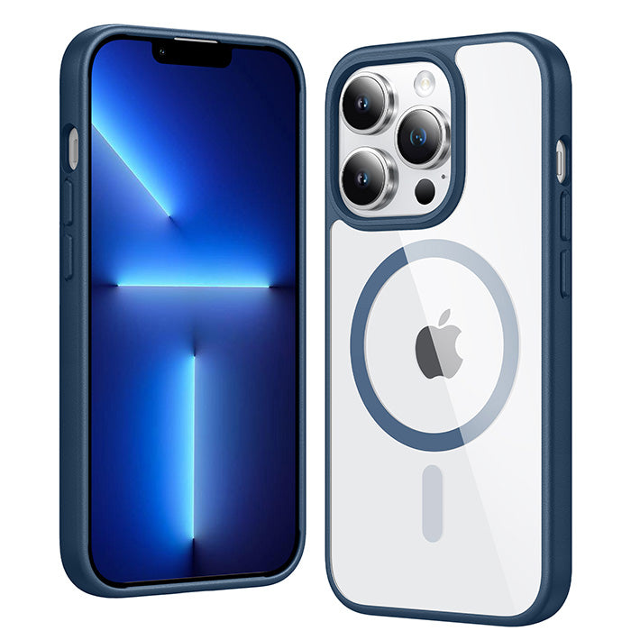 FNTCASE for iPhone 13 Pro Max Case: Clear Anti Yellowing Magnetic