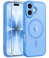 FNTCASE für iPhone 17 Hülle: Starke magnetische, durchscheinende, matte, dünne, stoßfeste Schutzhülle mit vollständigem Schutz 