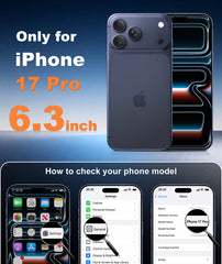 iPhone 17 Pro Phone Case: Magsafe Integrated Silicone Phone Cases with Military Grade Shockproof Protective Cover