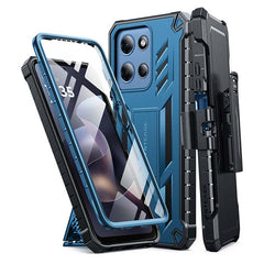 FNTCASE for Motorola Moto G 5G 2026 6.7 Inch Phone Case: Rugged Protective Phone Case with Belt Clip Holster and Kickstand
