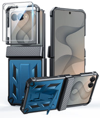 Samsung Z Flip 8 Phone Case: Military Grade Shockproof with Built-in Kickstand, Hinge Protection