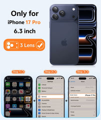 iPhone 17 Pro Phone Case: Military Grade Shockproof Protective Magsafe Spliced Colors Design‌