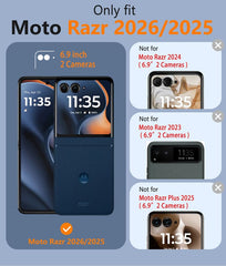 Motorola Razr 2026/ Razr 2025 Phone Case: Magnetic Charging Anti Yellowing Shockproof Magsafe Support Phone Case