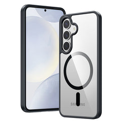 FNTCASE for Samsung Galaxy S25 6.2 Inch Case: Magnetic Charging Shockproof Magsafe Support Phone Case