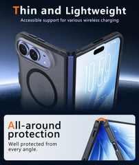 iPhone Ultra 2026 Phone Case: Magnetic Charging Shockproof Magsafe Support - Frosted Oil Spray Touch