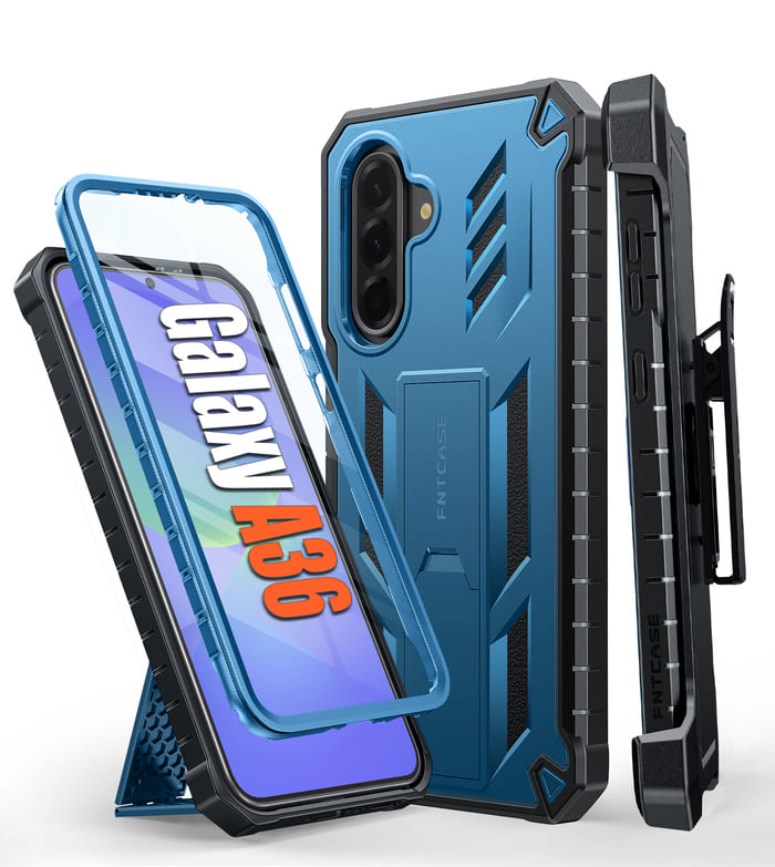 FNTCASE For Samsung Galaxy A36/ A56 5G 6.7 inch Phone Case: Rugged Protective Phone Case with Belt Clip Holster and Kickstand – FNTCASE OFFICIAL FNTCASE For Samsung Galaxy A36/ A56 5G 6.7 inch Phone Case: Rugged Protective Phone Case with Belt Clip Holster and Kickstand – FNTCASE OFFICIAL