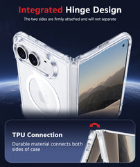 iPhone Duo 2026 Clear Case: Magnetic Charging Shockproof Magsafe Support