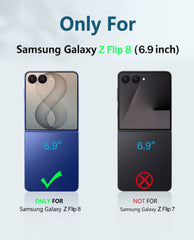 Samsung Z Flip 8 Phone Case: Military Grade Shockproof with Built-in Kickstand, Hinge Protection