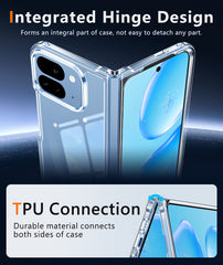 Google Pixel 10 Pro Fold Clear Slim Anti Yellowing Shockproof Protective Phone Case