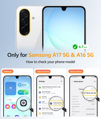 Samsung Galaxy A17 A16 Phone Case: Magnetic Translucent Matte Shockproof Slim Phone Cover - Military Grade Drop Proof Hard Back Anti-Fingerprint Protective Case