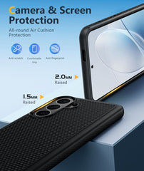 Samsung Galaxy S26 FE Matte TPU Case, Screen Protector & Shockproof Non-Slip Cover