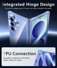 Samsung Z Fold 8 Ultra/Z Fold 7 Phone Case: Clear Slim Anti Yellowing Shockproof Protective