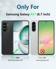 Samsung Galaxy A57 Phone Case: Military Grade Shockproof with Built-in Screen Protector and Kickstand