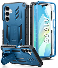 FNTCASE For Samsung Galaxy A16 5G 6.7 Inch Phone Case: Military Grade Shockproof with Built-in Screen Protector and Kickstand