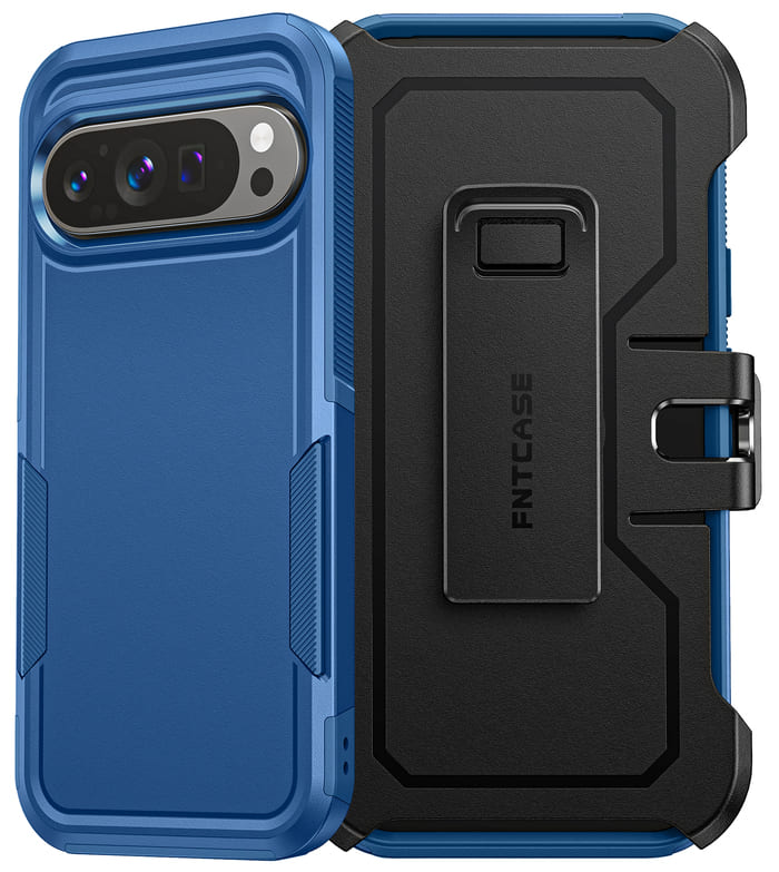 FNTCASE for Google Pixel 9 Pro XL Case: Dual Layer Military Grade Drop Protection Phone Cover with Belt-Clip Holster | Rugged Durable Heavy Duty Shockproof Protective Bumper Tough FNTCASE OFFICIAL FNTCASE for Google Pixel 9 Pro XL Case: Dual Layer Military Grade Drop Protection Phone Cover with Belt-Clip Holster | Rugged Durable Heavy Duty Shockproof Protective Bumper Tough FNTCASE OFFICIAL