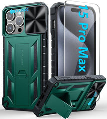 iPhone 15 Pro Max Phone Cover with Slidable Camera Cover