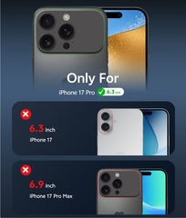 FNTCASE for iPhone 17 Pro Case with Ring Holder Magnetic Kickstand Military Grade Shockproof Protective Rugged Cell Phone Cover