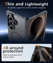 Samsung Z Fold 8 Ultra/Z Fold 7 Phone Case: Magnetic Charging Shockproof Magsafe Support - Frosted Oil Spray Touch
