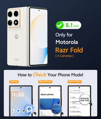 Motorola Razr Fold 2026 Phone Case: Magnetic Charging Anti Yellowing Shockproof Magsafe Support Phone Case
