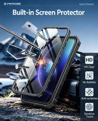 iPhone 17E 2026 Phone Case: Military Grade Shockproof with Built-in Screen Protector and Kickstand