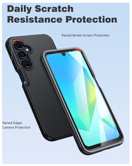 FNTCASE For Samsung Galaxy A16 5G 6.7 inch Phone Case: Protective Silicone Rugged Shockproof Full Protection Slim Dual Layer