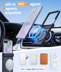 Samsung Z Flip 8 Phone Case: Matte Magnetic Charging Shockproof Magsafe Support Phone Case