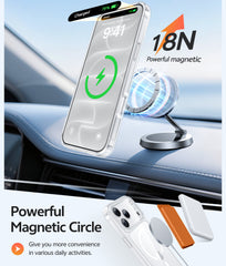 iPhone 18 Pro Max Clear Case: Magnetic Charging Shockproof Magsafe Support