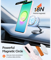 Samsung Galaxy A27 Clear Case: Magnetic Charging Anti Yellowing Shockproof Magsafe Support Phone Case