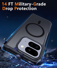 FNTCASE for Google Pixel 10 Pro Fold 8.0 inch Case: Strong Magnetic Translucent Matte Slim Shockproof Protective Drop Protection Phone Cover