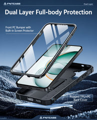 Samsung Galaxy A57 Phone Case: Military Grade Shockproof with Built-in Screen Protector and Kickstand