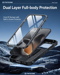 Motorola Edge 2026 Phone Case: Military Grade Shockproof with Built-in Screen Protector and Kickstand