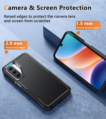Samsung Galaxy A17 5G Phone Case: Dual Layer Military Grade Drop Protection Phone Cover with Belt-Clip Holster | Rugged Durable Heavy Duty Shockproof Protective Bumper Tough