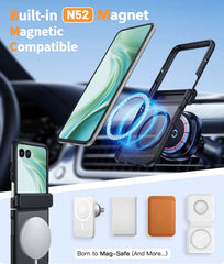 Motorola Razr Ultra 2026 Phone Case: Magnetic Charging Anti Yellowing Shockproof Magsafe Support Phone Case