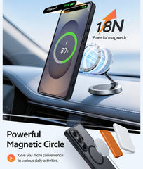 Samsung Galaxy S26 Ultra Case: Strong Magnetic Translucent Matte Slim Shockproof Protective Drop Full Protection Phone Cover