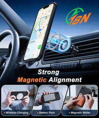 iPhone 17E 16E Phone Case: Magsafe Integrated Silicone Phone Cases with Military Grade Shockproof Protective Cover