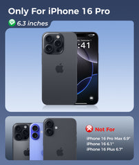 iPhone 16 Pro Phone Case with Camera Stand