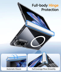 Samsung Galaxy Z Fold 8 Case Full Hinge Protection MagSafe Heavy Duty Rugged Shockproof Anti-Scratch Protective Clear Phone Cover