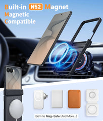 Samsung Z Flip 8 Phone Case: Matte Magnetic Charging Shockproof Magsafe Support Phone Case