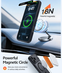 iPhone 18 Pro Max Case: Strong Magnetic Translucent Matte Slim Shockproof Protective Drop Full Protection Phone Cover