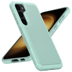 Galaxy S23 Case: Dual Layer Heavy Duty Cell Phone Protective Cover Shockproof Rugged with Non-Slip Textured